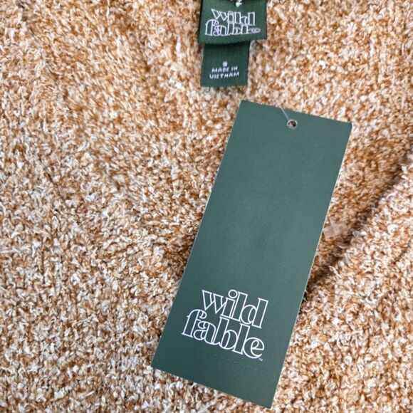 NWT WILD FABLE CROP SWEATER MADE W/ATLEAST 20% RECYCLED MATERIALS SZ.S - Picture 5 of 6